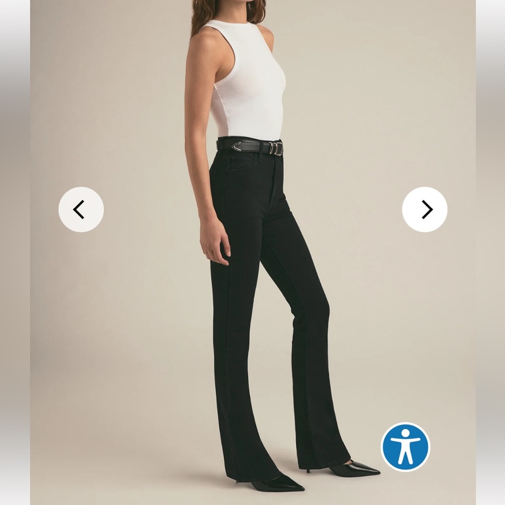 Favorite Daughter VALENTINA
BOULDER Black Boot Cut High-Rise Jeans - Picture 3 of 15
